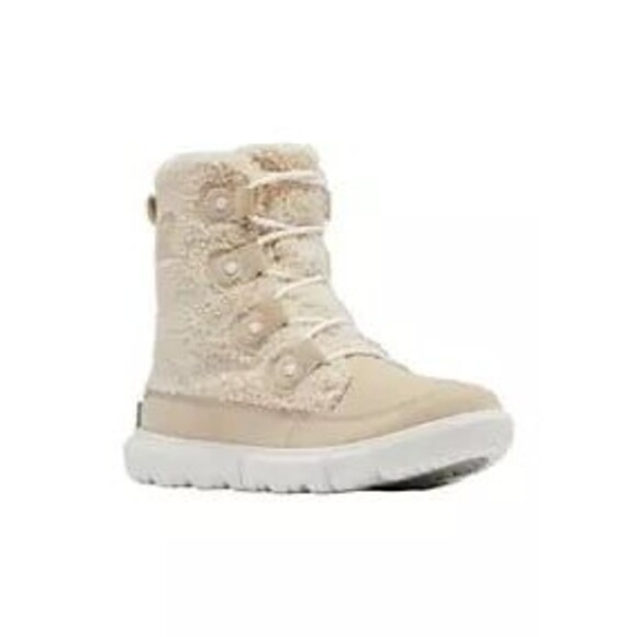 Sorel Explorer Next Joan Cozy Boots Bleached Ceramic 6.5 - Picture 1 of 6